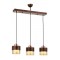 Modi Lighting 60193-3T-CPR Bakır Patina Boyalı Modern Avize E27 Metal Cam 40cm