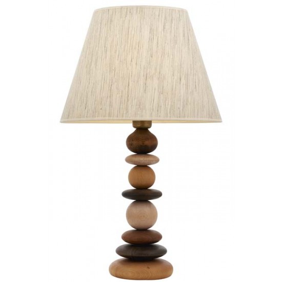 AVONNI ML-60245-1E Eskitme Kaplama Masa Lambası, E27, Metal, Ahşap, 35cm AVONNI ML-60245-1E Eskitme Kaplama Masa Lambası, E27, Metal, Ahşap, 35cm