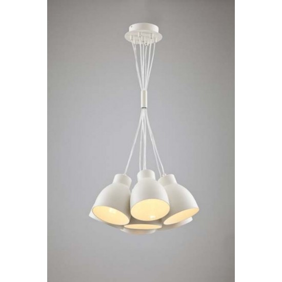 Avonni Beyaz Modern Sarkıt Avize AV-1549-7BBY Avonni Beyaz Modern Sarkıt Avize AV-1549-7BBY
