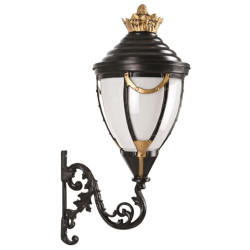 Modi Bahçe Aydınlatma BAP-68001-SOP Sarı/Siyah Boyalı Dış Mekan Aydınlatma E27 Aluminyum Polikarbon Cam 60cm
