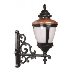 Modi Bahçe Aydınlatma BAP-68011-BSY-OP Kahverengi/Siyah Boyalı Dış Mekan Aydınlatma E27 Aluminyum Polikarbon Cam 42x26cm