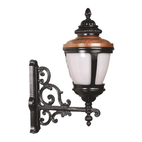 Modi Bahçe Aydınlatma BAP-68011-BSY-OP Kahverengi/Siyah Boyalı Dış Mekan Aydınlatma E27 Aluminyum Polikarbon Cam 42x26cm