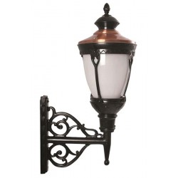 Modi Bahçe Aydınlatma BAP-68026-BSY-OP Kahverengi/Siyah Boyalı Dış Mekan Aydınlatma E27 Aluminyum Polikarbon Cam 50x30cm