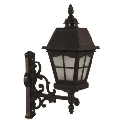 Modi Bahçe Aydınlatma BAP-68039-BSY-M1-OP Siyah Boyalı Dış Mekan Aydınlatma E27 Aluminyum Cam 23x40cm