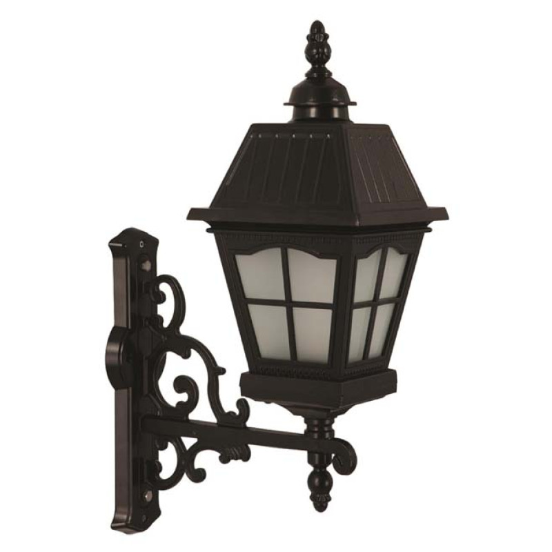 Modi Bahçe Aydınlatma BAP-68039-BSY-M1-OP Siyah Boyalı Dış Mekan Aydınlatma E27 Aluminyum Cam 23x40cm