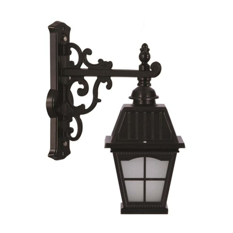 Modi Bahçe Aydınlatma BAP-68039-BSY-M2-OP Siyah Boyalı Dış Mekan Aydınlatma E27 Aluminyum Cam 23x40cm