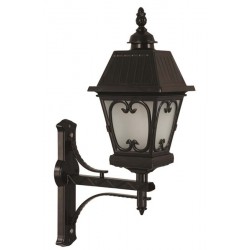 Modi Bahçe Aydınlatma BAP-68040-BSY-M1-OP Siyah Boyalı Dış Mekan Aydınlatma E27 Aluminyum Cam 40x23cm