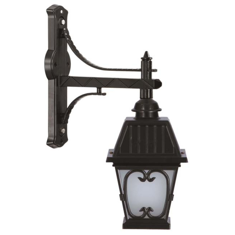 Modi Bahçe Aydınlatma BAP-68040-BSY-M2-OP Siyah Boyalı Dış Mekan Aydınlatma E27 Aluminyum Cam 40x23cm