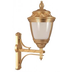Modi Bahçe Aydınlatma BAP-68042-BSA-M1-OP Sarı Boyalı Dış Mekan Aydınlatma E27 Aluminyum Polikarbon Cam 38x28cm