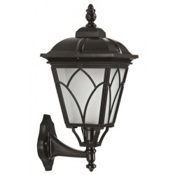 Modi Bahçe Aydınlatma BAP-68043-BSY-M2-OP Siyah Boyalı Dış Mekan Aydınlatma E27 Aluminyum Cam 26x23cm