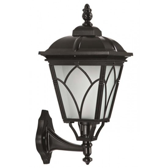 Modi Bahçe Aydınlatma BAP-68043-BSY-M2-OP Siyah Boyalı Dış Mekan Aydınlatma E27 Aluminyum Cam 26x23cm