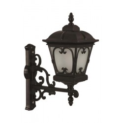 Modi Bahçe Aydınlatma BAP-68044-BSY-M1-OP Siyah Boyalı Dış Mekan Aydınlatma E27 Aluminyum Cam 40cm