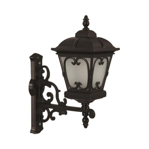 Modi Bahçe Aydınlatma BAP-68044-BSY-M1-OP Siyah Boyalı Dış Mekan Aydınlatma E27 Aluminyum Cam 40cm