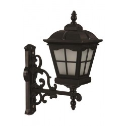 Modi Bahçe Aydınlatma BAP-68045-BSY-M1-OP Siyah Boyalı Dış Mekan Aydınlatma E27 Aluminyum Cam 40x23cm