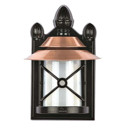 Modi Bahçe Aydınlatma BAP-68049-BKR-M4-OP Kahverengi/Siyah Boyalı Dış Mekan Aydınlatma E27 Aluminyum Polikarbon Cam 25x20cm