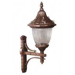 Modi Bahçe Aydınlatma BAP-68056-BKR-M1 Kahverengi Boyalı Dış Mekan Aydınlatma E27 Aluminyum Polikarbon Cam 30x26cm