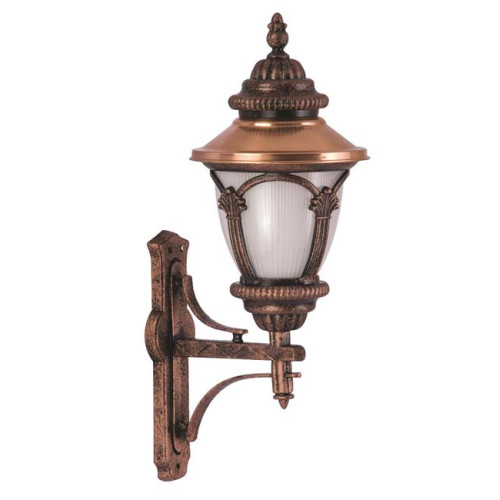 Modi Bahçe Aydınlatma BAP-68057-BKR-OP Kahverengi Boyalı Dış Mekan Aydınlatma E27 Aluminyum Polikarbon Cam 42x25cm