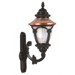 Modi Bahçe Aydınlatma BAP-68057-BSY-M2 Kahverengi/Siyah Boyalı Dış Mekan Aydınlatma E27 Aluminyum Polikarbon Cam 38x25cm