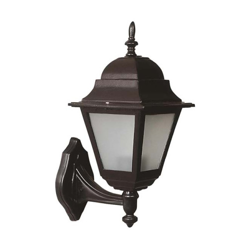 Modi Bahçe Aydınlatma BAP-68062-BSY-M2-OP Siyah Boyalı Dış Mekan Aydınlatma E27 Aluminyum Polikarbon Cam 25x18cm