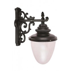 Modi Bahçe Aydınlatma BAP-68071-BSY-M1OP Siyah Boyalı Dış Mekan Aydınlatma E27 Aluminyum Polikarbon Cam 45x20cm