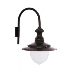 Modi Bahçe Aydınlatma BAP-68071-M2-OP Siyah Boyalı Dış Mekan Aydınlatma E27 Aluminyum Polikarbon Cam 40x35cm