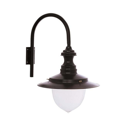 Modi Bahçe Aydınlatma BAP-68071-M2-OP Siyah Boyalı Dış Mekan Aydınlatma E27 Aluminyum Polikarbon Cam 40x35cm