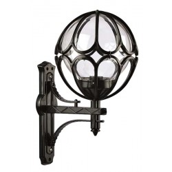 Modi Bahçe Aydınlatma BAP-68081-BSY-M3 Siyah Boyalı Dış Mekan Aydınlatma E27 ABS Akrilik Cam 40x30cm
