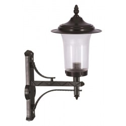 Modi Bahçe Aydınlatma BAP-68082-BSY Siyah Boyalı Dış Mekan Aydınlatma E27 Aluminyum Döküm Dip Akrilik Cam 40x30cm