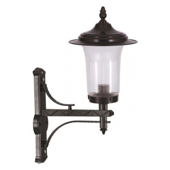 Modi Bahçe Aydınlatma BAP-68082-BSY Siyah Boyalı Dış Mekan Aydınlatma E27 Aluminyum Döküm Dip Akrilik Cam 40x30cm