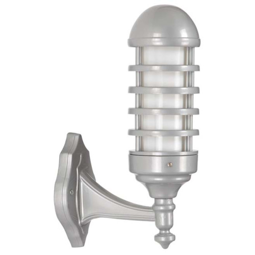 Modi Bahçe Aydınlatma BAP-68132-GR Beyaz Boyalı Dış Mekan Aydınlatma E27 Aluminyum Polikarbon Cam 20cm