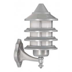 Modi Bahçe Aydınlatma BAP-68133-BBY Beyaz Boyalı Dış Mekan Aydınlatma E27 Aluminyum Polikarbon Cam 24cm