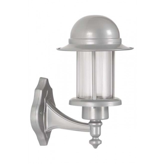 Modi Bahçe Aydınlatma BAP-68134-GR Beyaz Boyalı Dış Mekan Aydınlatma E27 Aluminyum Polikarbon Cam 22cm
