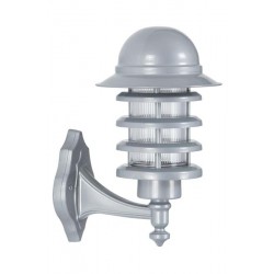 Modi Bahçe Aydınlatma BAP-68135-GR Beyaz Boyalı Dış Mekan Aydınlatma E27 Aluminyum Polikarbon Cam 22cm