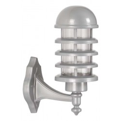 Modi Bahçe Aydınlatma BAP-68136-GR Beyaz Boyalı Dış Mekan Aydınlatma E27 Aluminyum Polikarbon Cam 20cm