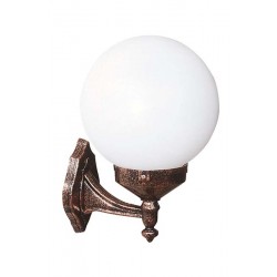 Modi Bahçe Aydınlatma BAP-68160-BKR-OP Kahverengi Boyalı Dış Mekan Aydınlatma E27 ABS Polietilen Cam 30x25cm
