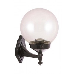 Modi Bahçe Aydınlatma BAP-68160-BSY-M1 Siyah Boyalı Dış Mekan Aydınlatma E27 ABS Akrilik Cam 25cm