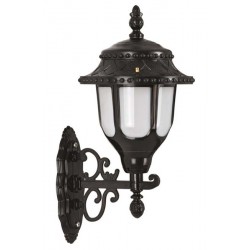 Modi Bahçe Aydınlatma BAP-68180-BSY-M1 Siyah Boyalı Dış Mekan Aydınlatma E27 ABS Polikarbon Cam 30x25cm