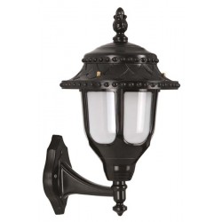 Modi Bahçe Aydınlatma BAP-68180-BSY-M2 Siyah Boyalı Dış Mekan Aydınlatma E27 ABS Polikarbon Cam 30x25cm