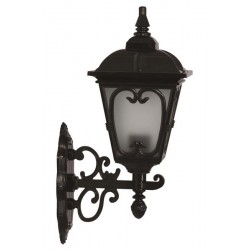 Modi Bahçe Aydınlatma BAP-68181-BSY-M1 Siyah Boyalı Dış Mekan Aydınlatma E27 ABS Polikarbon Cam 28x20cm