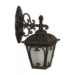Modi Bahçe Aydınlatma BAP-68181-BSY-M2 Siyah Boyalı Dış Mekan Aydınlatma E27 ABS Polikarbon Cam 28x20cm