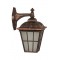 Modi Bahçe Aydınlatma BAP-68183-BKR-M2 Kahverengi Boyalı Dış Mekan Aydınlatma E27 ABS Polikarbon Cam 25x20cm