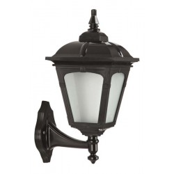 Modi Bahçe Aydınlatma BAP-68185-BSY-M4 Siyah Boyalı Dış Mekan Aydınlatma E27 ABS Polikarbon Cam 25x20cm