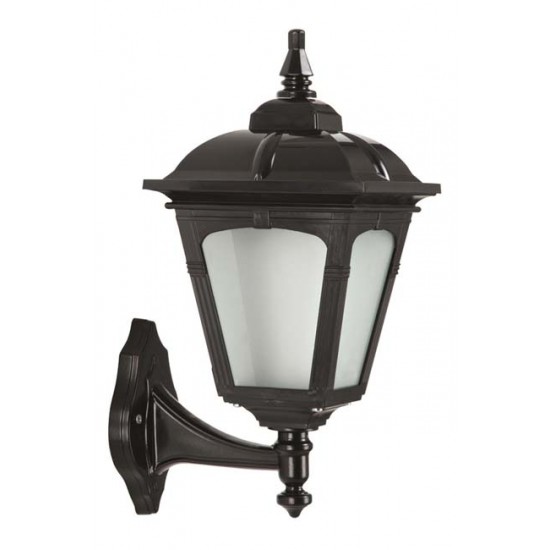 Modi Bahçe Aydınlatma BAP-68185-BSY-M4 Siyah Boyalı Dış Mekan Aydınlatma E27 ABS Polikarbon Cam 25x20cm
