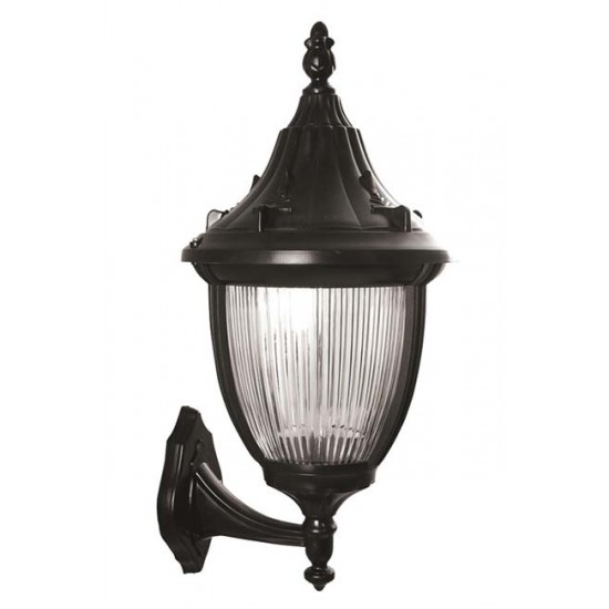 Modi Bahçe Aydınlatma BAP-68186-BSY-M1 Siyah Boyalı Dış Mekan Aydınlatma E27 ABS Polikarbon Cam 35x35cm