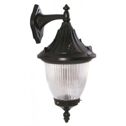 Modi Bahçe Aydınlatma BAP-68186-BSY-M4 Siyah Boyalı Dış Mekan Aydınlatma E27 ABS Polikarbon Cam 30x26cm