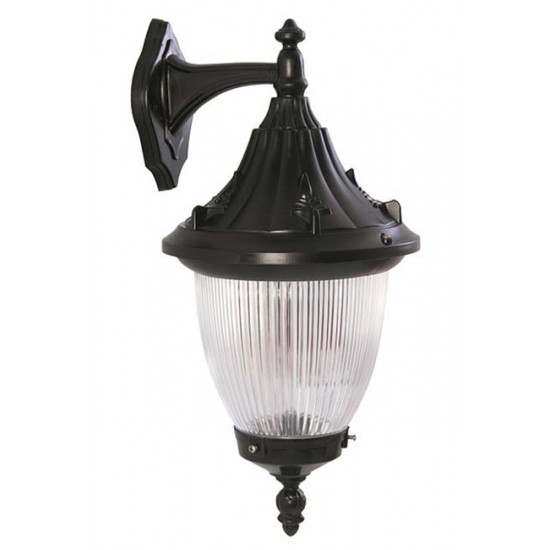 Modi Bahçe Aydınlatma BAP-68186-BSY-M4 Siyah Boyalı Dış Mekan Aydınlatma E27 ABS Polikarbon Cam 30x26cm