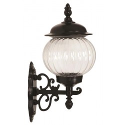 Modi Bahçe Aydınlatma BAP-68187-M3 Siyah Boyalı Dış Mekan Aydınlatma E27 ABS Akrilik Cam 27x23cm