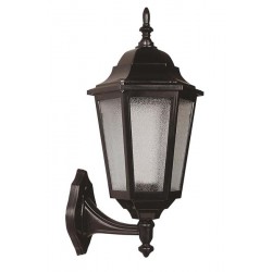 Modi Bahçe Aydınlatma BAP-68188-BSY Siyah Boyalı Dış Mekan Aydınlatma E27 ABS Polikarbon Cam 28x23cm