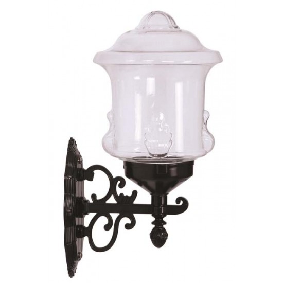 Modi Bahçe Aydınlatma BAP-68189-BSY-M4 Siyah Boyalı Dış Mekan Aydınlatma E27 ABS Akrilik Cam 27x20cm