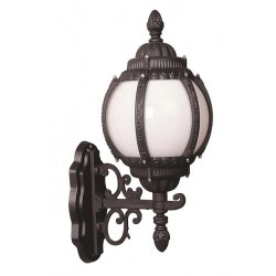 Modi Bahçe Aydınlatma BAP-68203-BSY-M1-OP Siyah Boyalı Dış Mekan Aydınlatma E27 ABS Akrilik Cam 29x26cm